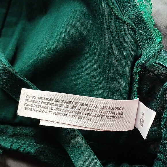 Auden Green Lace Bralette with Adjustable Straps - Picture 5 of 8